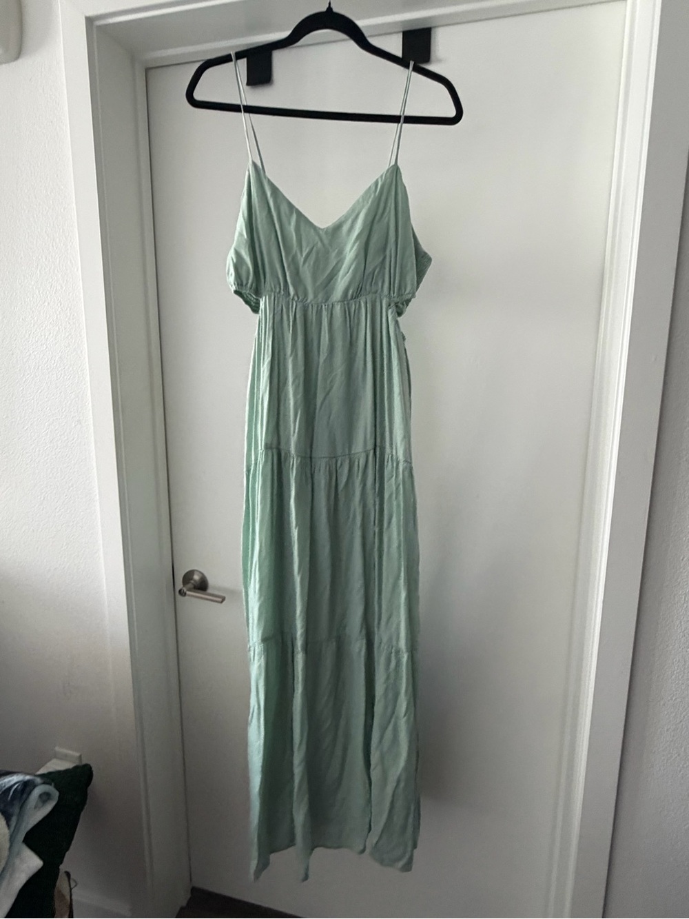 Women’s Sage Green Maxi Slip Dress